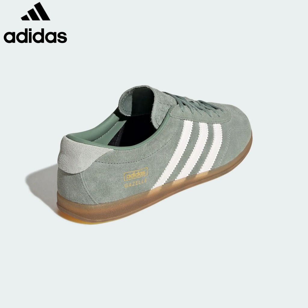 adidas Originals Gazelle Indoor Shoes "Sage Green / Off White"-Classic sneakers，Adidas Women's Shoe Sale / Men's Shoe Sale