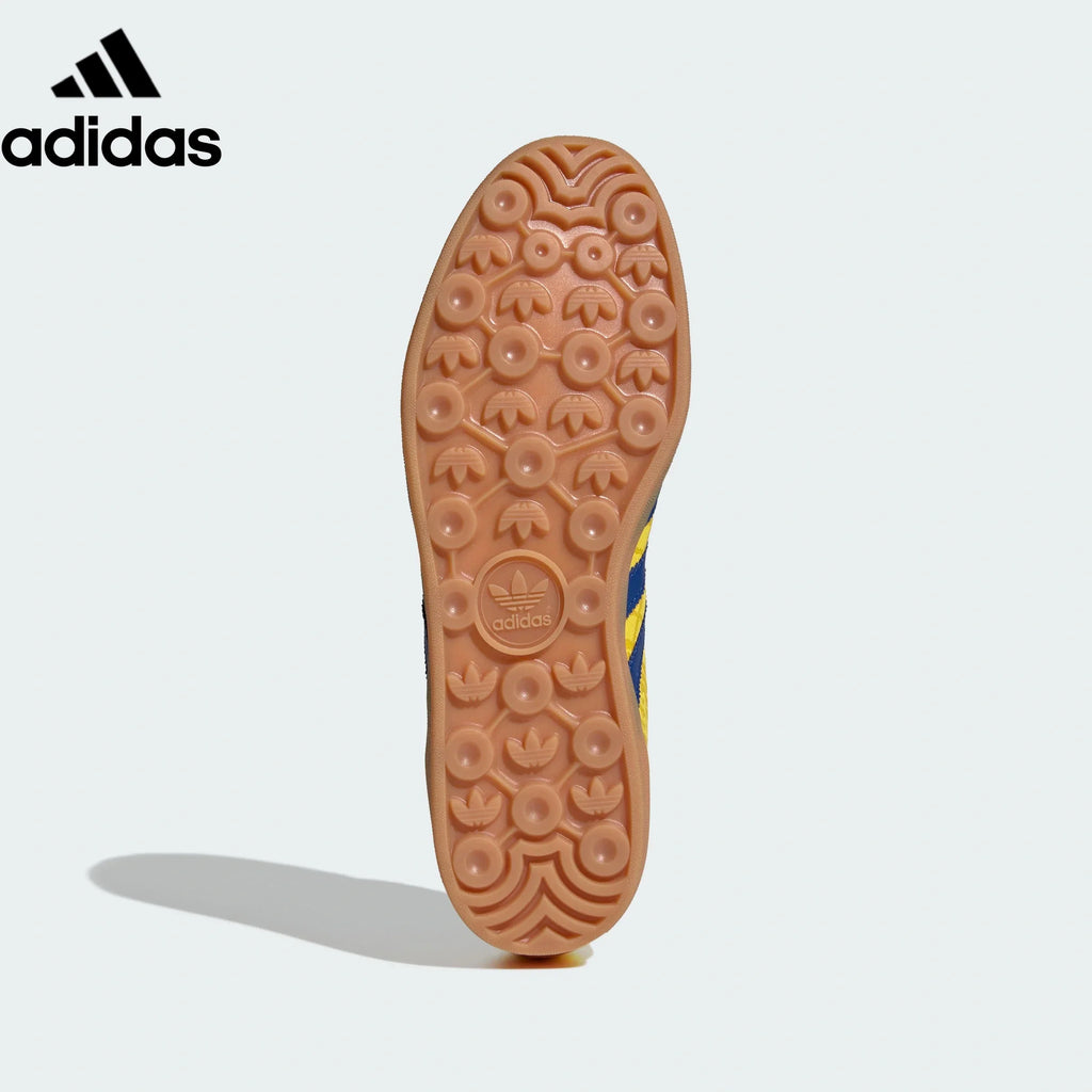 adidas Originals Gazelle Indoor Shoes "Bright Yellow / Royal Blue / Red"-Classic sneakers，Adidas Women's Shoe Sale / Men's Shoe Sale