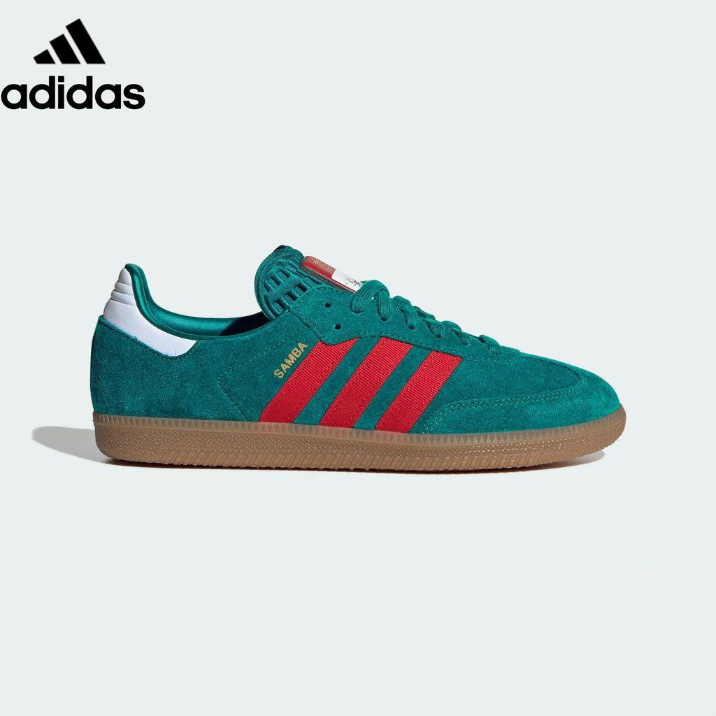 adidas Originals Samba Shoes "Collegiate Green / Red / White"-Classic sneakers，Adidas Women's Shoe Sale / Men's Shoe Sale