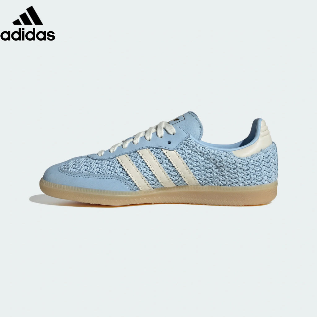 adidas Originals Samba OG W Shoes "Clear Sky / Off White / Gum"-Classic sneakers，Adidas Women's Shoe Sale / Men's Shoe Sale