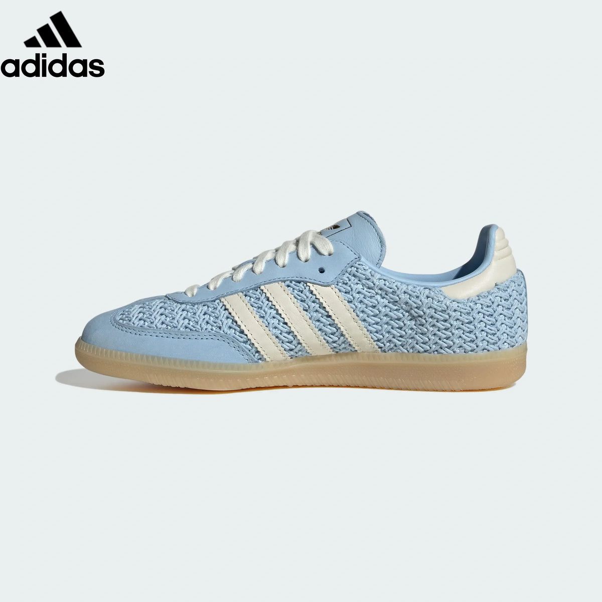adidas Originals Samba OG W Shoes "Clear Sky / Off White / Gum"-Classic sneakers，Adidas Women's Shoe Sale / Men's Shoe Sale