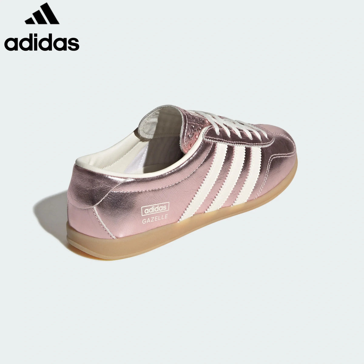 adidas Originals Gazelle Indoor Shoes "Metallic Pink / Off White"-Classic sneakers，Adidas Women's Shoe Sale / Men's Shoe Sale