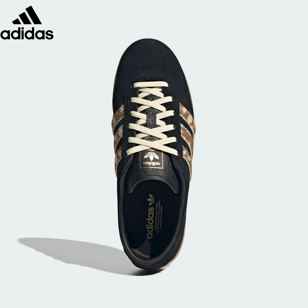 adidas Originals Gazelle Lo Pro Shoes "Core Black / Palmstone / Gum"-Classic sneakers，Adidas Women's Shoe Sale / Men's Shoe Sale