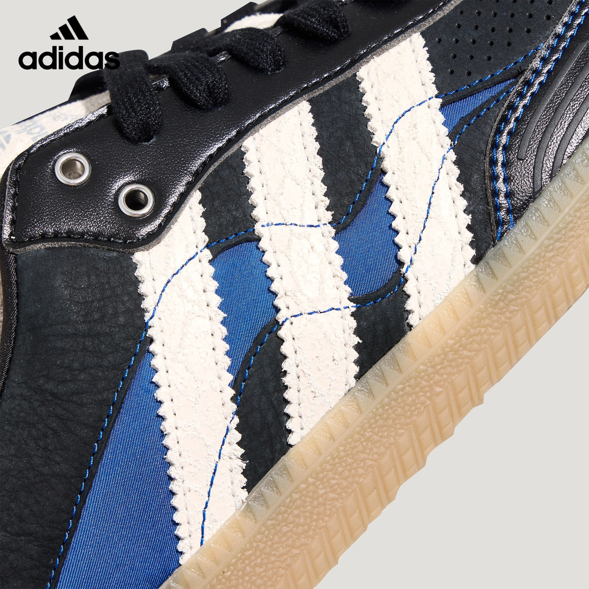 adidas Originals Samba OG Shoes "Core Black / Hi-Res Blue / Cloud White"-Classic sneakers，Adidas Women's Shoe Sale / Men's Shoe Sale