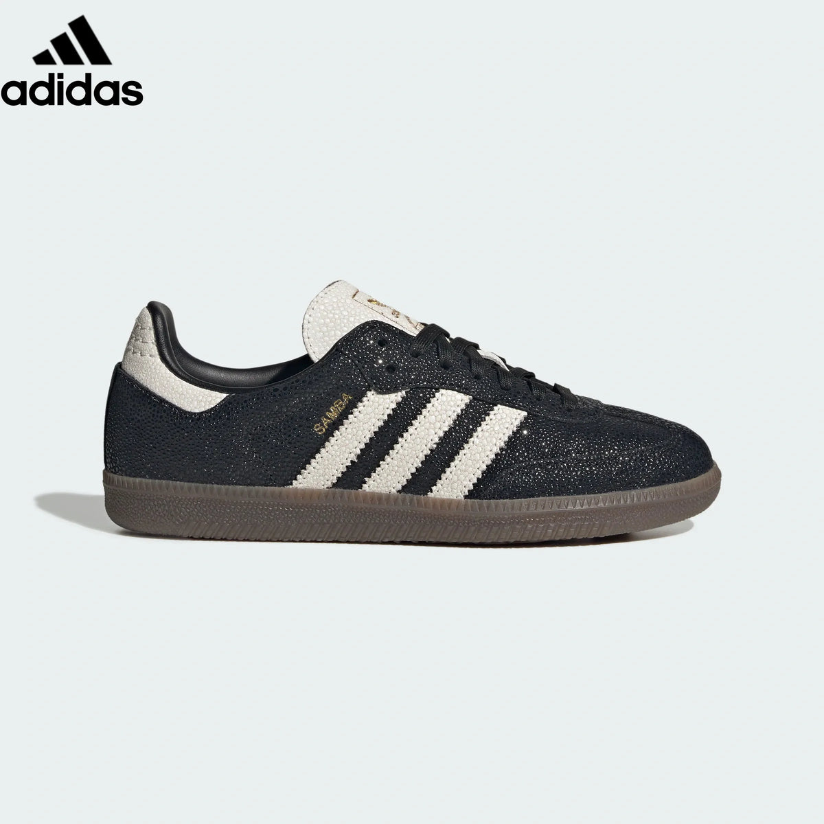 adidas Originals Samba OG W Shoes "Core Black / Off White / Dark Gum"-Classic sneakers，Adidas Women's Shoe Sale / Men's Shoe Sale