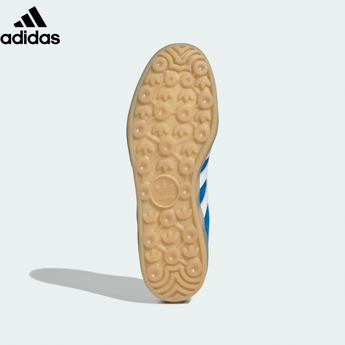 Mercedes-AMG x adidas Originals Gazelle Indoor Shoes "Blue Bird / Cloud White / Gum"-Classic sneakers，Adidas Women's Shoe Sale / Men's Shoe Sale