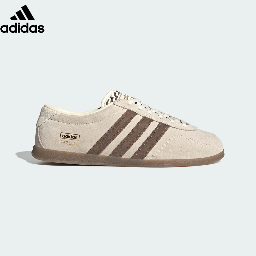 adidas Originals Gazelle Lo Pro Shoes "Crystal Sand / Earth Brown / Gum"-Classic sneakers，Adidas Women's Shoe Sale / Men's Shoe Sale