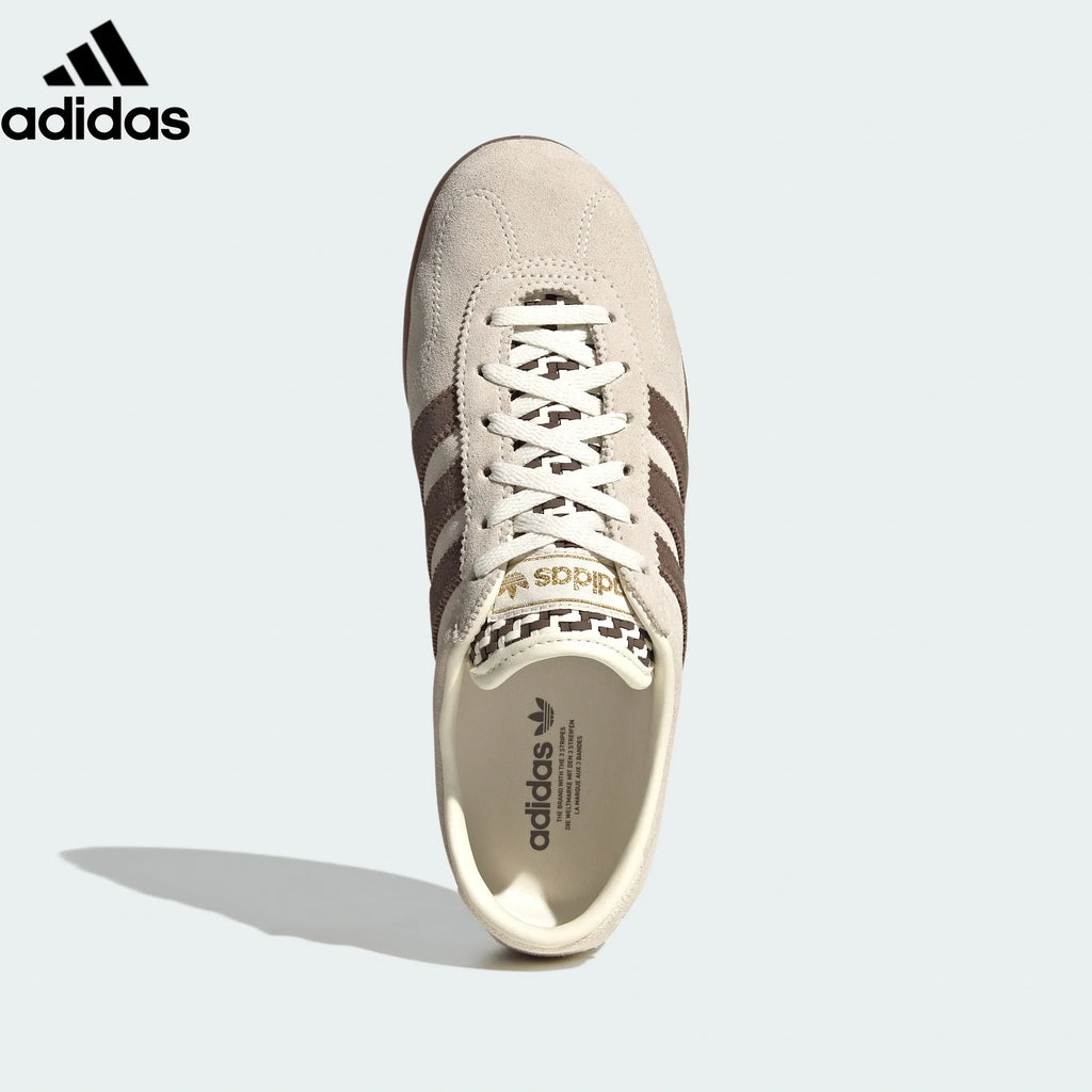 adidas Originals Gazelle Lo Pro Shoes "Crystal Sand / Earth Brown / Gum"-Classic sneakers，Adidas Women's Shoe Sale / Men's Shoe Sale