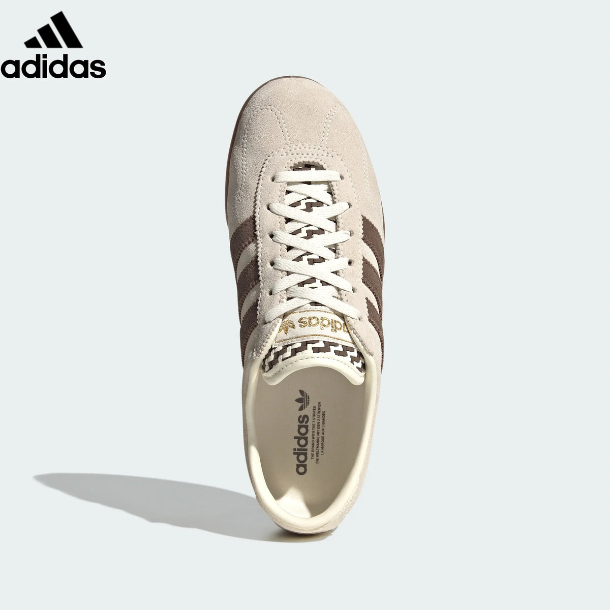 adidas Originals Gazelle Lo Pro Shoes "Crystal Sand / Earth Brown / Gum"-Classic sneakers，Adidas Women's Shoe Sale / Men's Shoe Sale