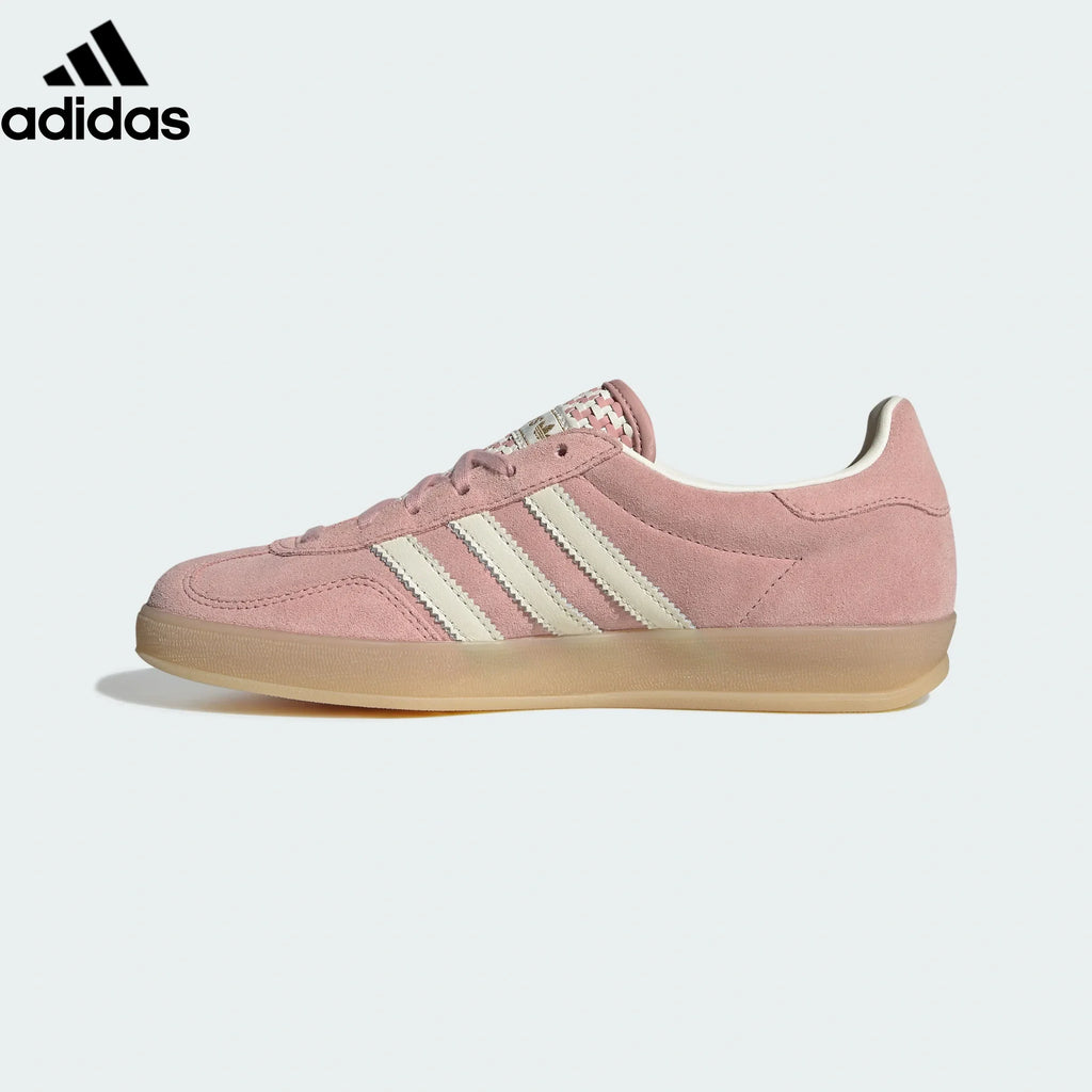 adidas Originals Gazelle Indoor Shoes "Wonder Mauve / Off White / Gum"-Classic sneakers，Adidas Women's Shoe Sale / Men's Shoe Sale