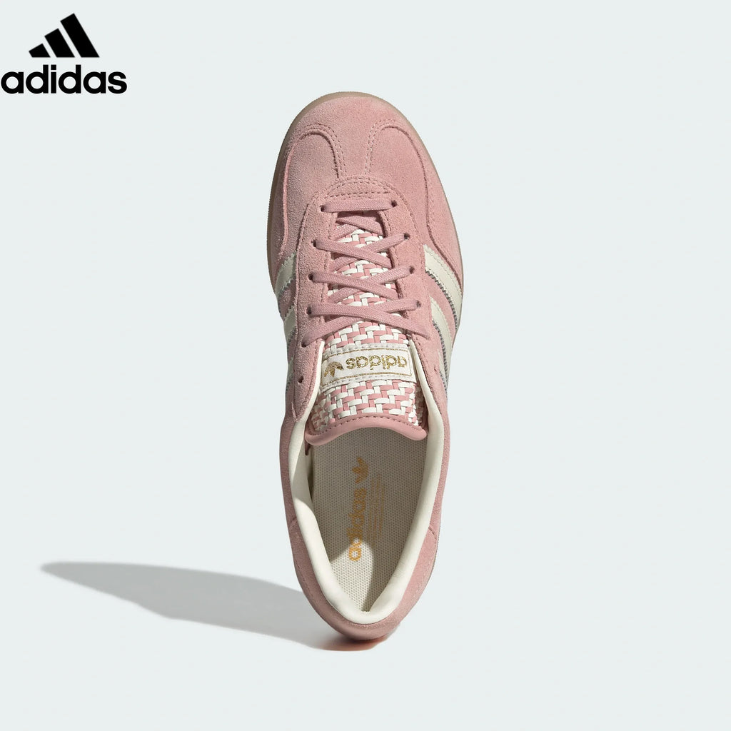 adidas Originals Gazelle Indoor Shoes "Wonder Mauve / Off White / Gum"-Classic sneakers，Adidas Women's Shoe Sale / Men's Shoe Sale