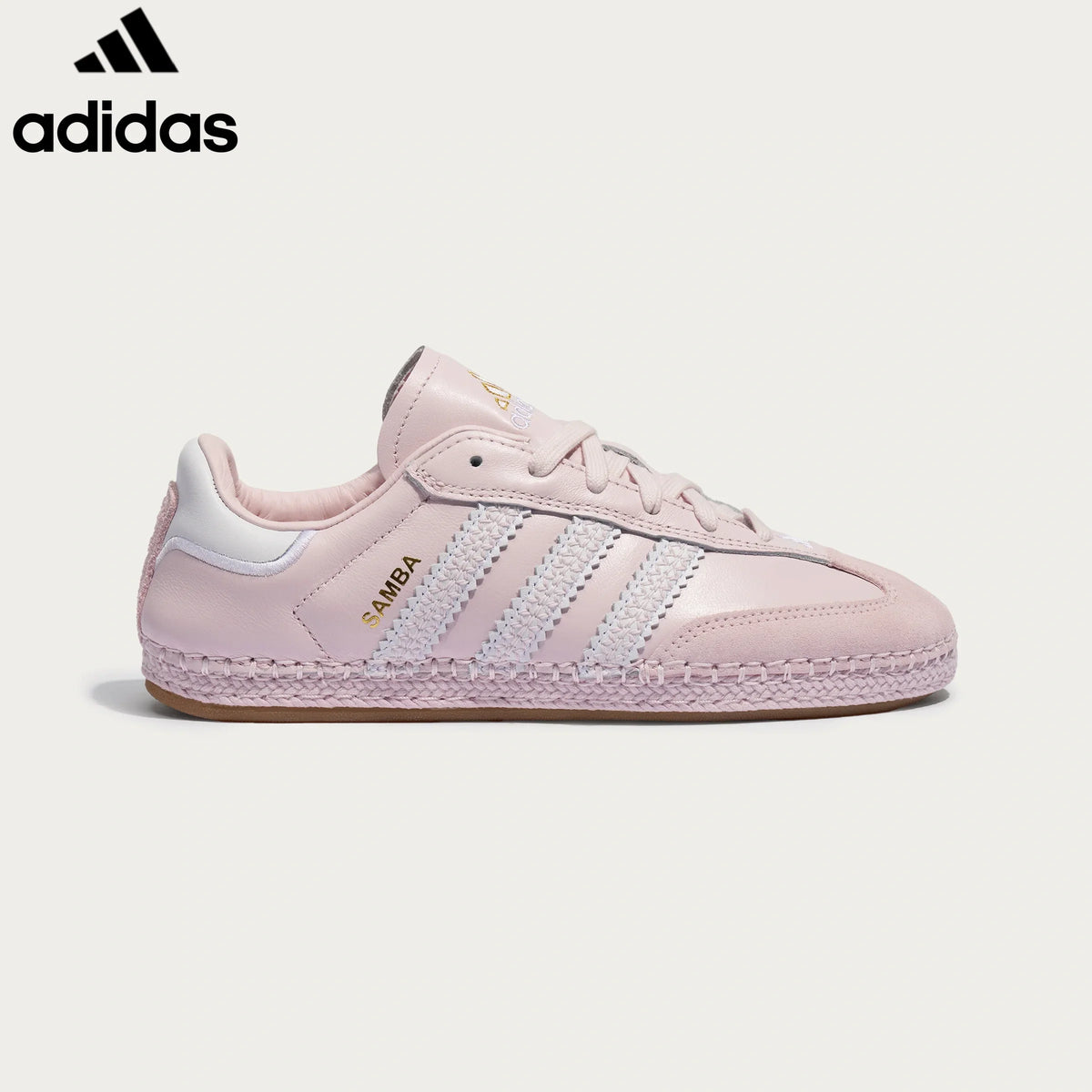 adidas Originals Samba x CLOT Women's Sneakers "Light Pink White Stripes"-Classic sneakers，Adidas Women's Shoe Sale / Men's Shoe Sale