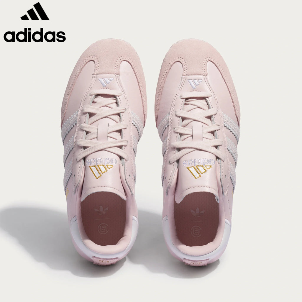 adidas Originals Samba x CLOT Women's Sneakers "Light Pink White Stripes"-Classic sneakers，Adidas Women's Shoe Sale / Men's Shoe Sale