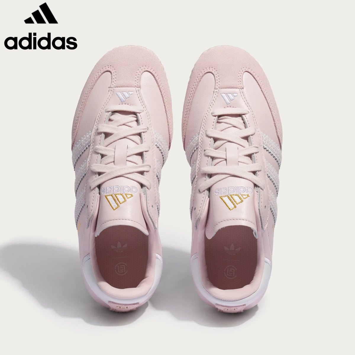 adidas Originals Samba x CLOT Women's Sneakers "Light Pink White Stripes"-Classic sneakers，Adidas Women's Shoe Sale / Men's Shoe Sale