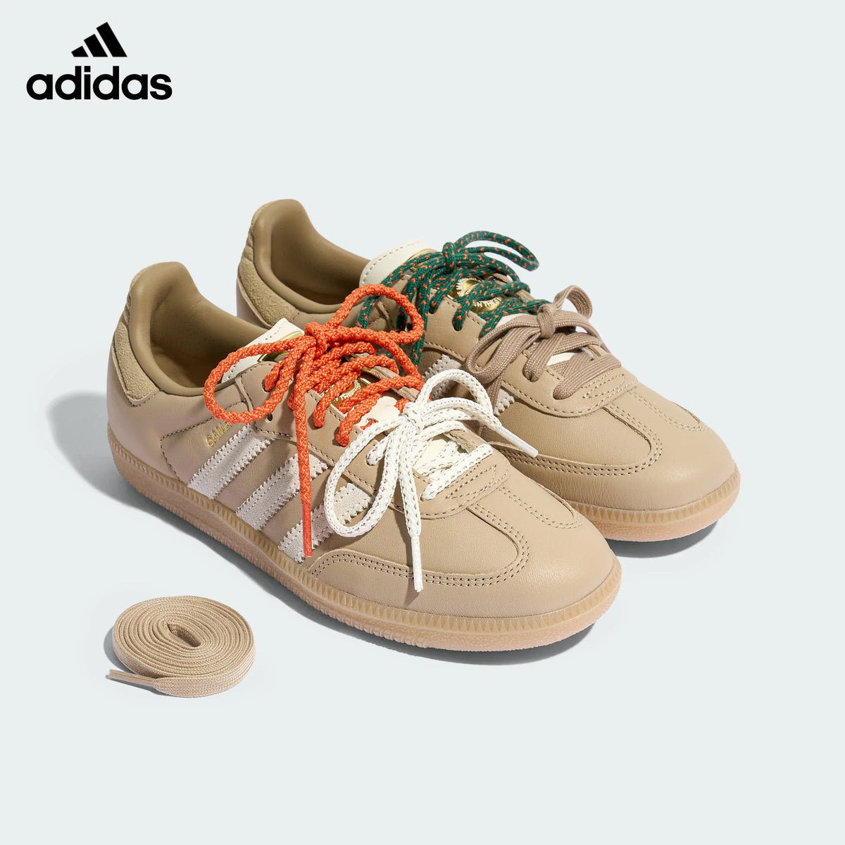 adidas Originals Samba OG W Shoes Cardboard  Off White  Gum-Classic sneakers，Adidas Women's Shoe Sale / Men's Shoe Sale