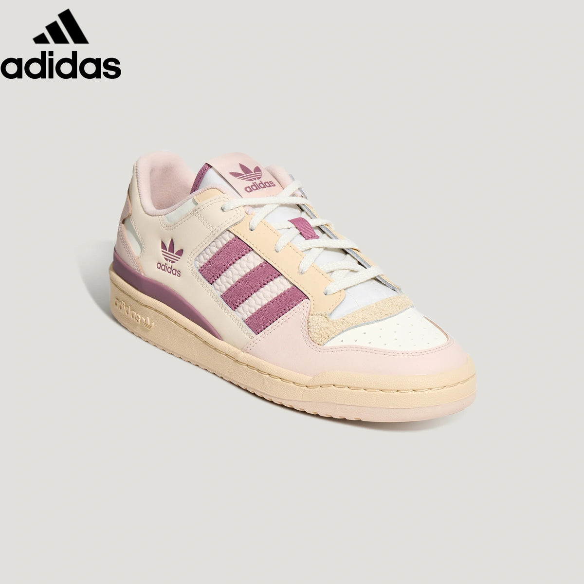adidas Originals Forum Low Women's Sneakers "Pale Pink Dusty Mauve Stripes"-Classic sneakers，Adidas Women's Shoe Sale / Men's Shoe Sale