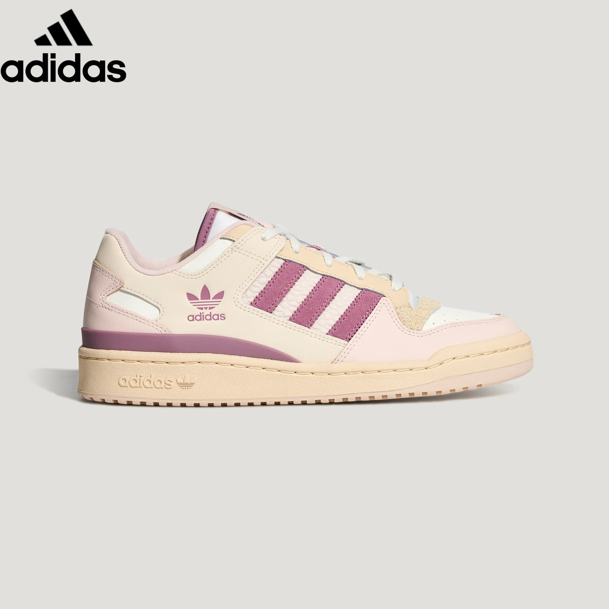 adidas Originals Forum Low Women's Sneakers "Pale Pink Dusty Mauve Stripes"-Classic sneakers，Adidas Women's Shoe Sale / Men's Shoe Sale