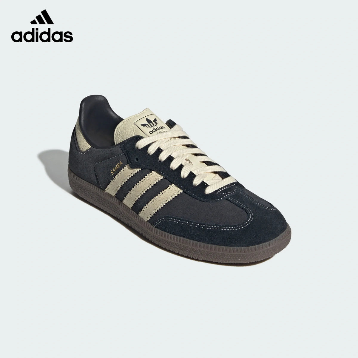 adidas Originals Samba OG Shoes "Core Black / Wonder White / Dark Brown Gum"-Classic sneakers，Adidas Women's Shoe Sale / Men's Shoe Sale