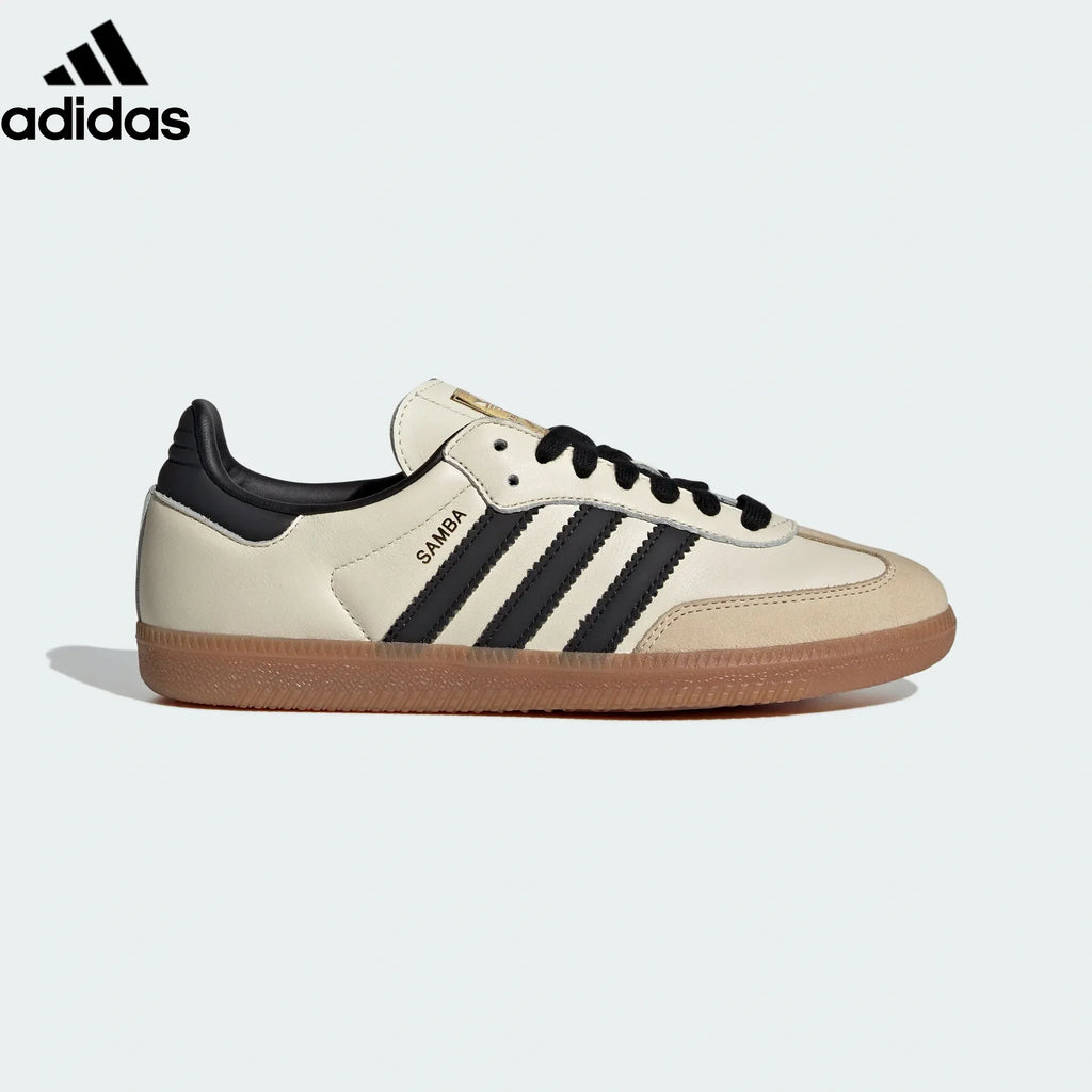 adidas Originals Samba OG Shoes "Cream White / Core Black / Gum"-Classic sneakers，Adidas Women's Shoe Sale / Men's Shoe Sale