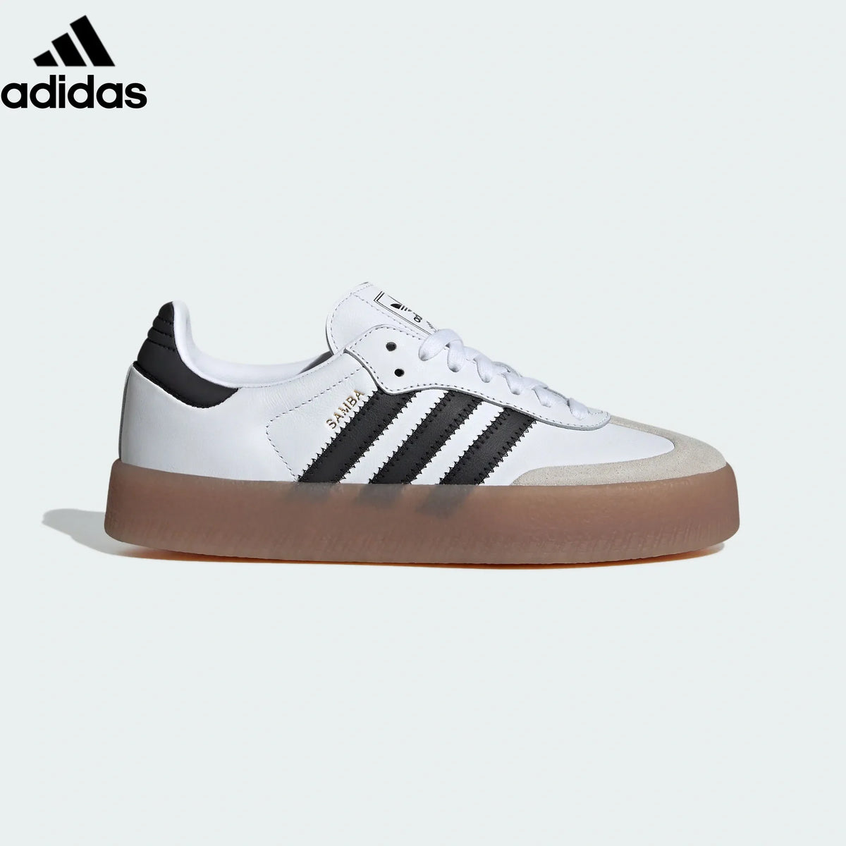 adidas Originals Sambae W Shoes "Cloud White / Core Black / Gum M2"-Classic sneakers，Adidas Women's Shoe Sale / Men's Shoe Sale