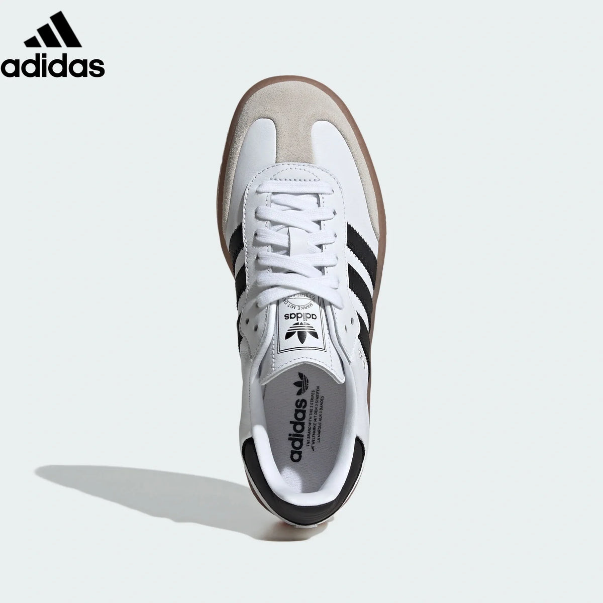 adidas Originals Sambae W Shoes "Cloud White / Core Black / Gum M2"-Classic sneakers，Adidas Women's Shoe Sale / Men's Shoe Sale