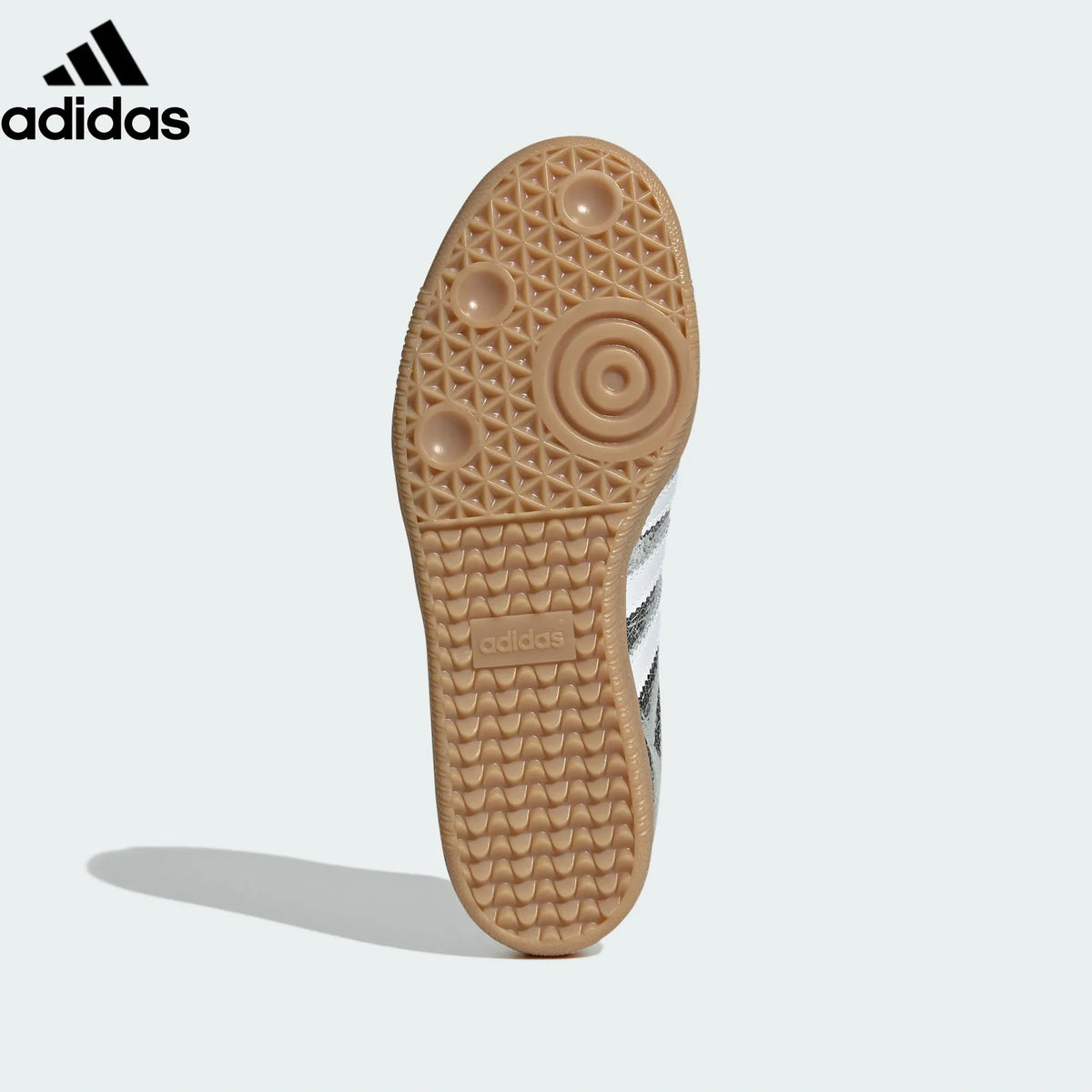 adidas Originals Samba OG Shoes "Matte Silver / Cloud White / Gum"-Classic sneakers，Adidas Women's Shoe Sale / Men's Shoe Sale