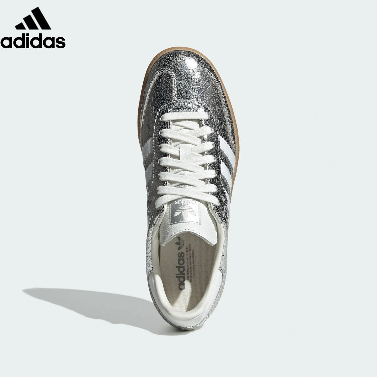 adidas Originals Samba OG Shoes "Matte Silver / Cloud White / Gum"-Classic sneakers，Adidas Women's Shoe Sale / Men's Shoe Sale