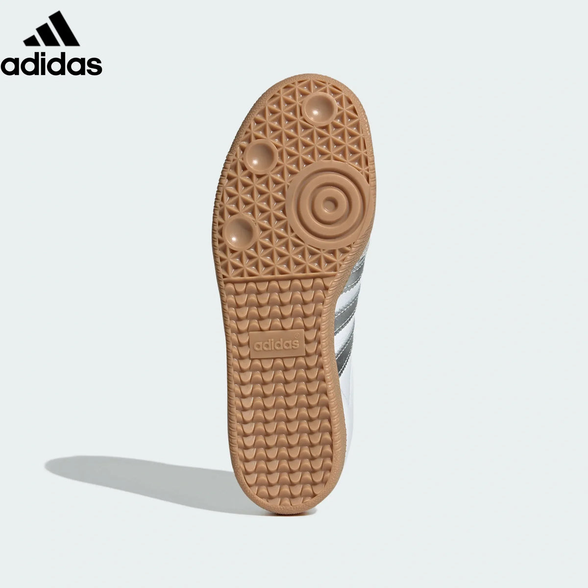 adidas Originals Samba OG W Shoes "Cloud White / Silver Metallic / Grey One / Gum"-Classic sneakers，Adidas Women's Shoe Sale / Men's Shoe Sale