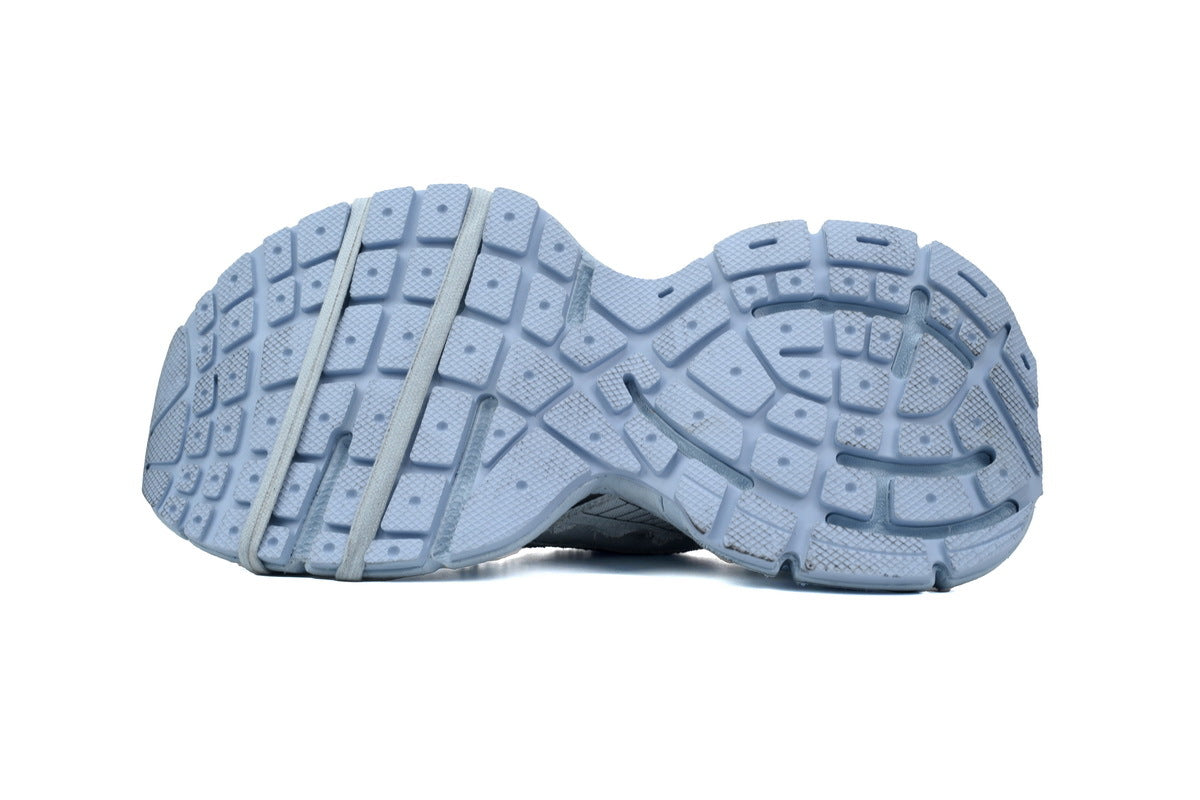 Balenciaga 3XL Destroyed Canvas Sneaker "Light Blue"-retro thick sole dad shoes，Women's Shoe Sale / Men's Shoe Sale