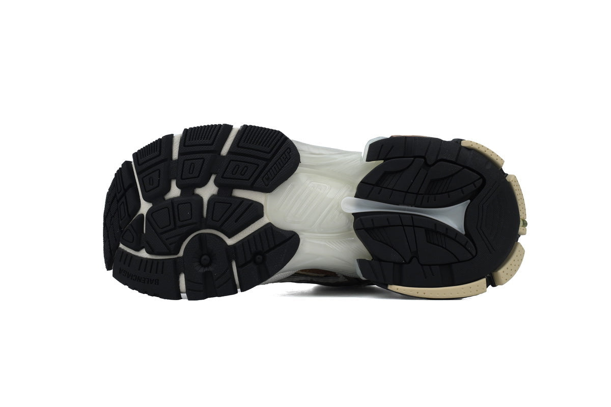 Balenciaga Runner Sneakers Men Women "White Beige Bronze"-retro thick sole dad shoes，Women's Shoe Sale / Men's Shoe Sale