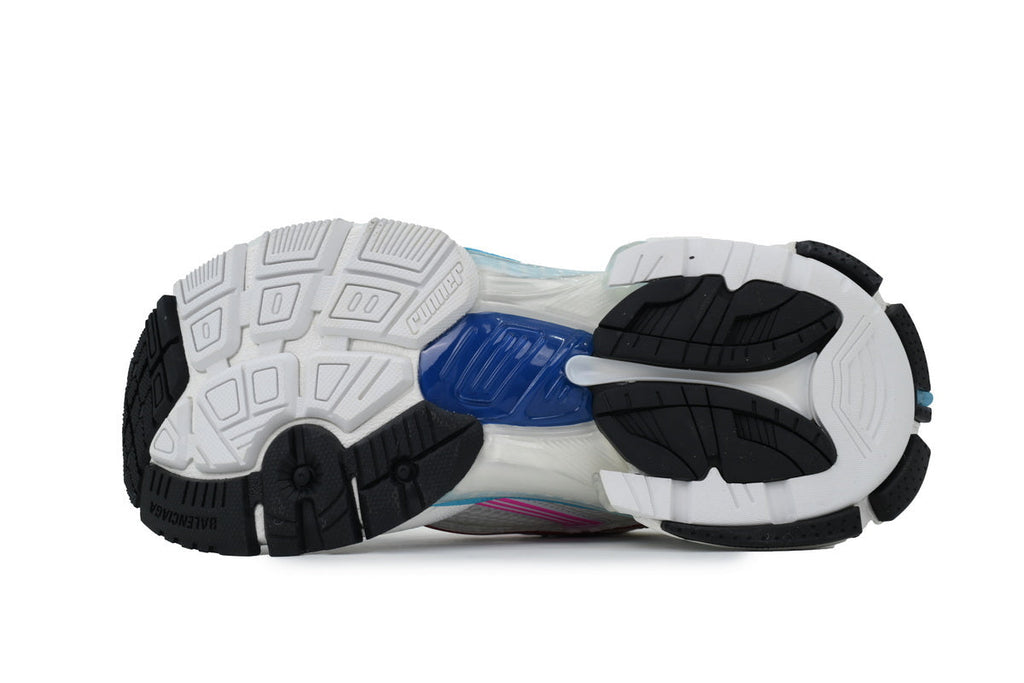Balenciaga Runner Sneakers "White Red Blue Pink"-retro thick sole dad shoes，Women's Shoe Sale / Men's Shoe Sale