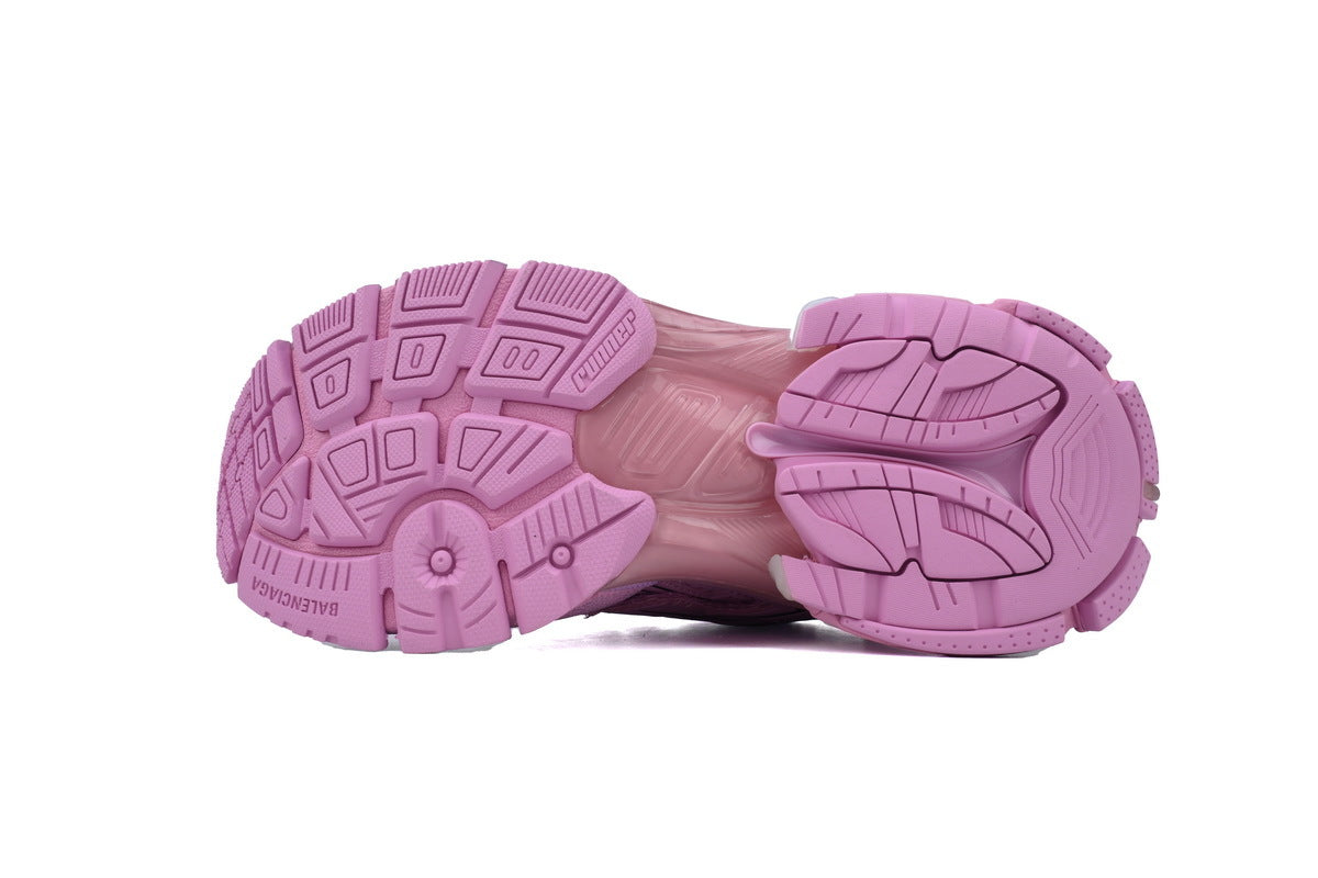 Balenciaga Runner Sneakers "Pink"-retro thick sole dad shoes，Women's Shoe Sale / Men's Shoe Sale