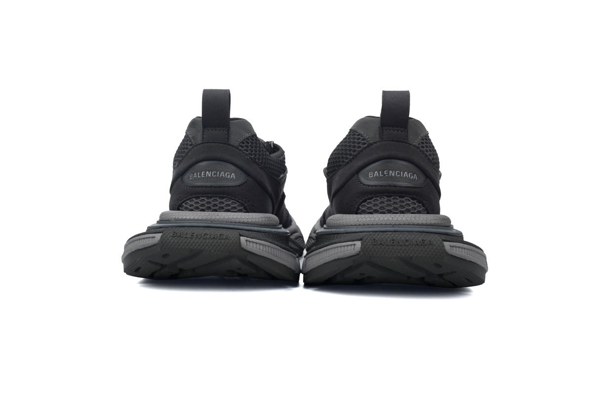Balenciaga 3XL Suede Mesh Sneaker "Grey Mix"-retro thick sole dad shoes，Women's Shoe Sale / Men's Shoe Sale
