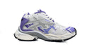 Balenciaga Runner Sneakers "White Purple Grey"-retro thick sole dad shoes，Women's Shoe Sale / Men's Shoe Sale