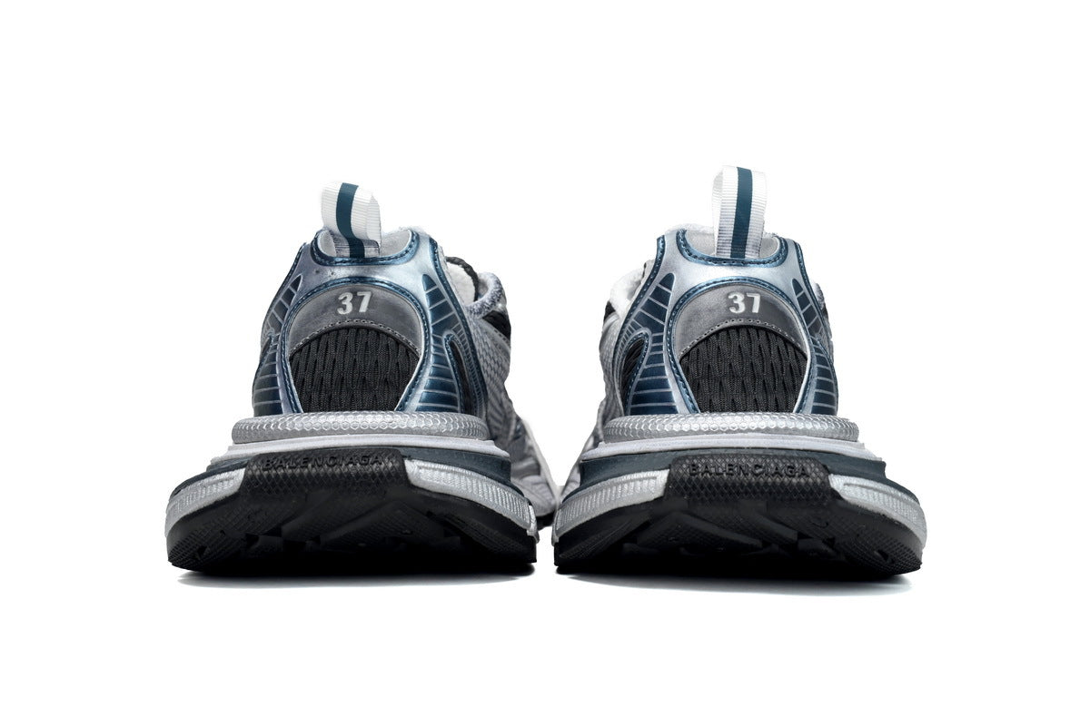 Balenciaga 3XL Sneakers "Silver Blue Yellow"-retro thick sole dad shoes，Women's Shoe Sale / Men's Shoe Sale