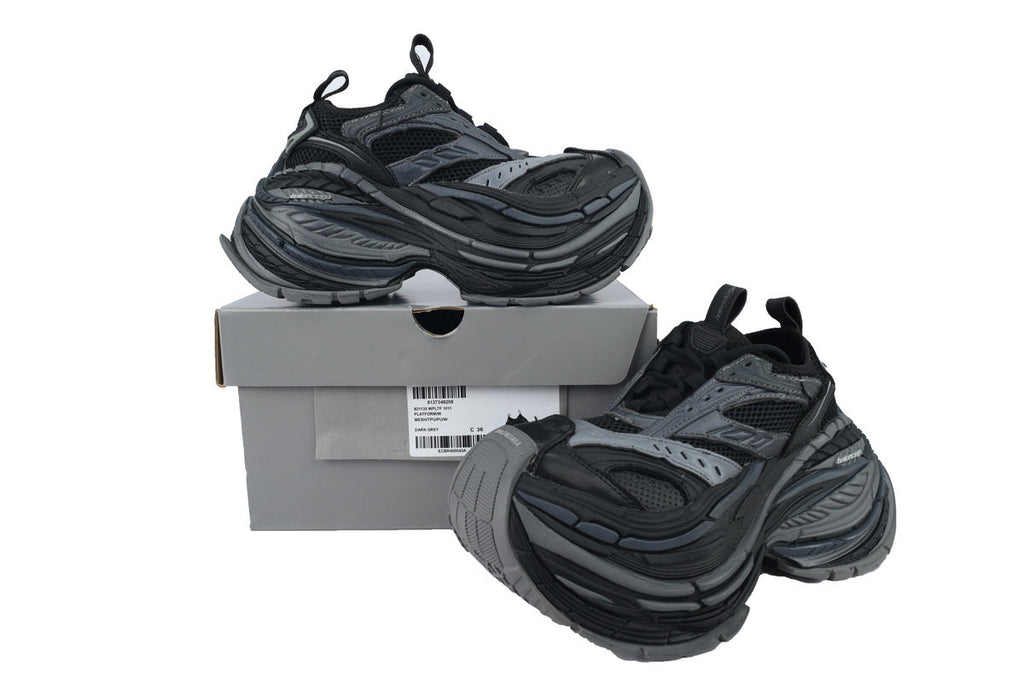 Balenciaga Cargo Sneakers "Dark Grey Black"-retro thick sole dad shoes，Women's Shoe Sale / Men's Shoe Sale