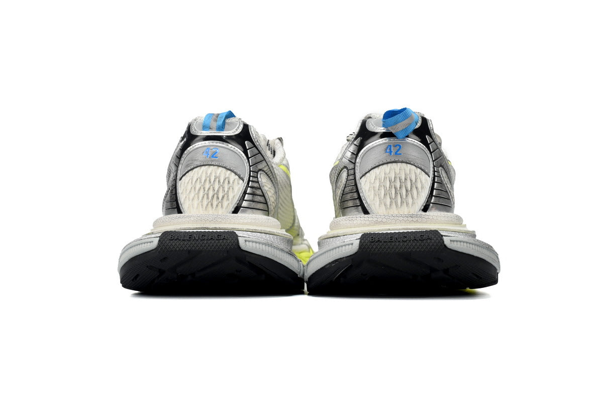 Balenciaga 3XL Sneaker "White Yellow Blue"-retro thick sole dad shoes，Women's Shoe Sale / Men's Shoe Sale