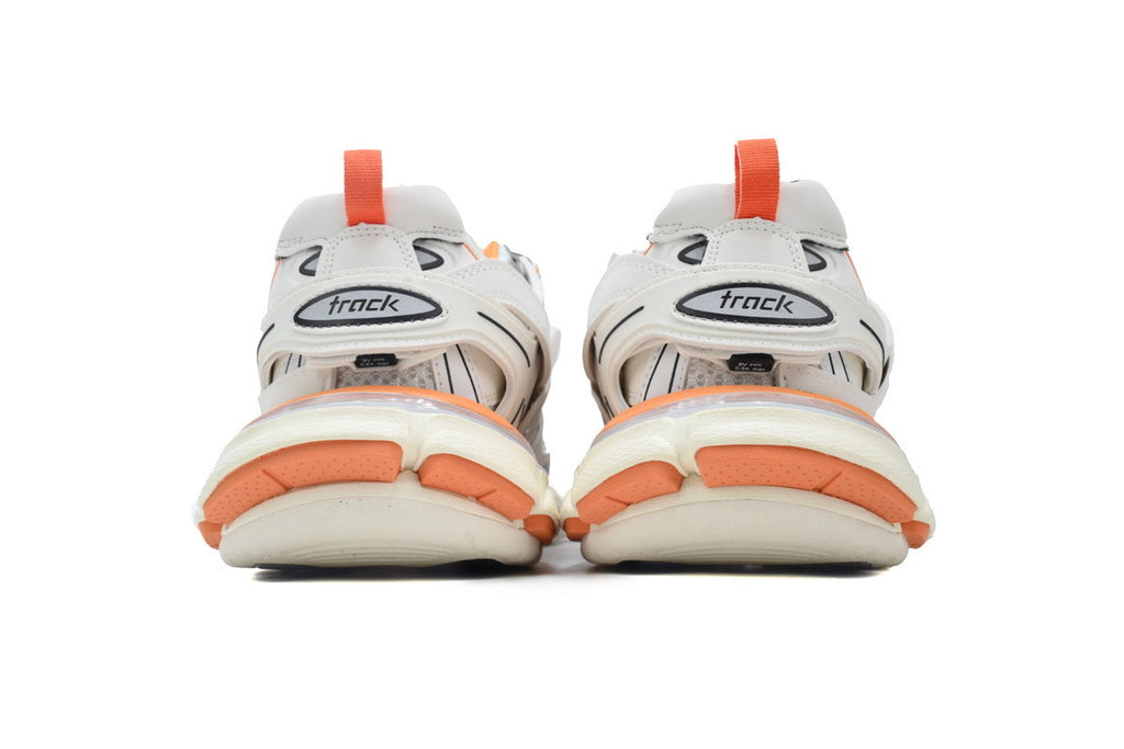 Balenciaga Track 2.0 Sneakers "White/Orange" Men Women Hiking Dad Shoes