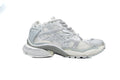 Balenciaga Runner Mid Sneakers Silver White Mesh "Silver Metallic" Chunky Mid Top Trainer