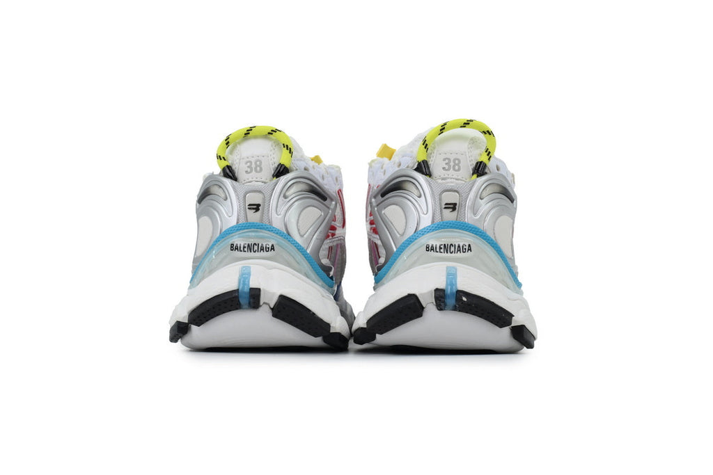 Balenciaga Runner Sneakers "White Red Blue Pink"-retro thick sole dad shoes，Women's Shoe Sale / Men's Shoe Sale