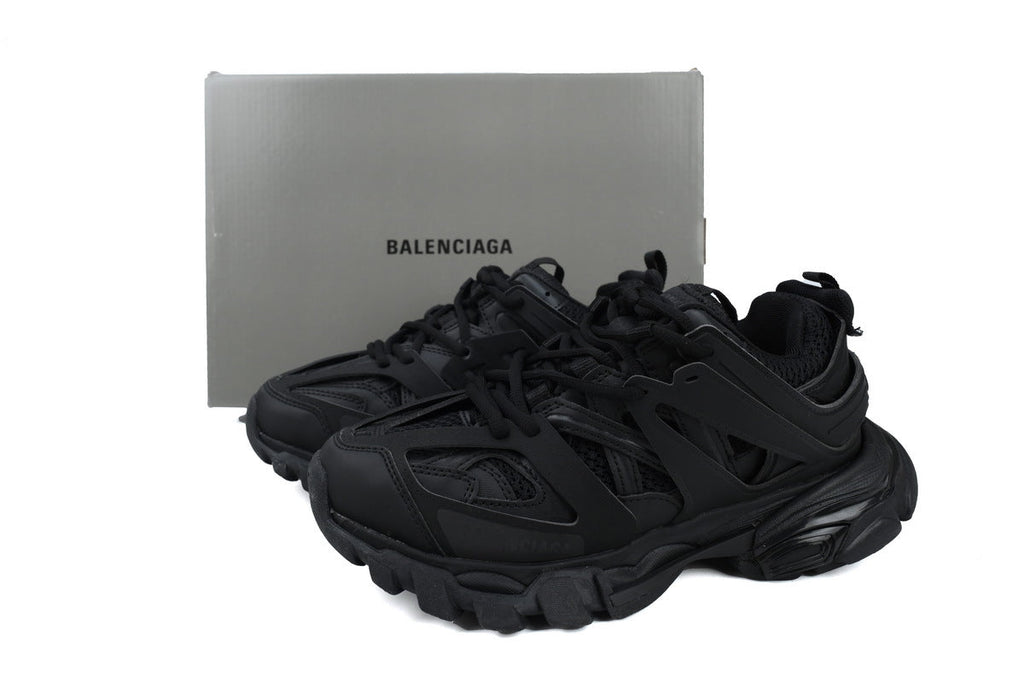 Balenciaga Track Trainer Sneakers "All Black"-retro thick sole dad shoes，Women's Shoe Sale / Men's Shoe Sale