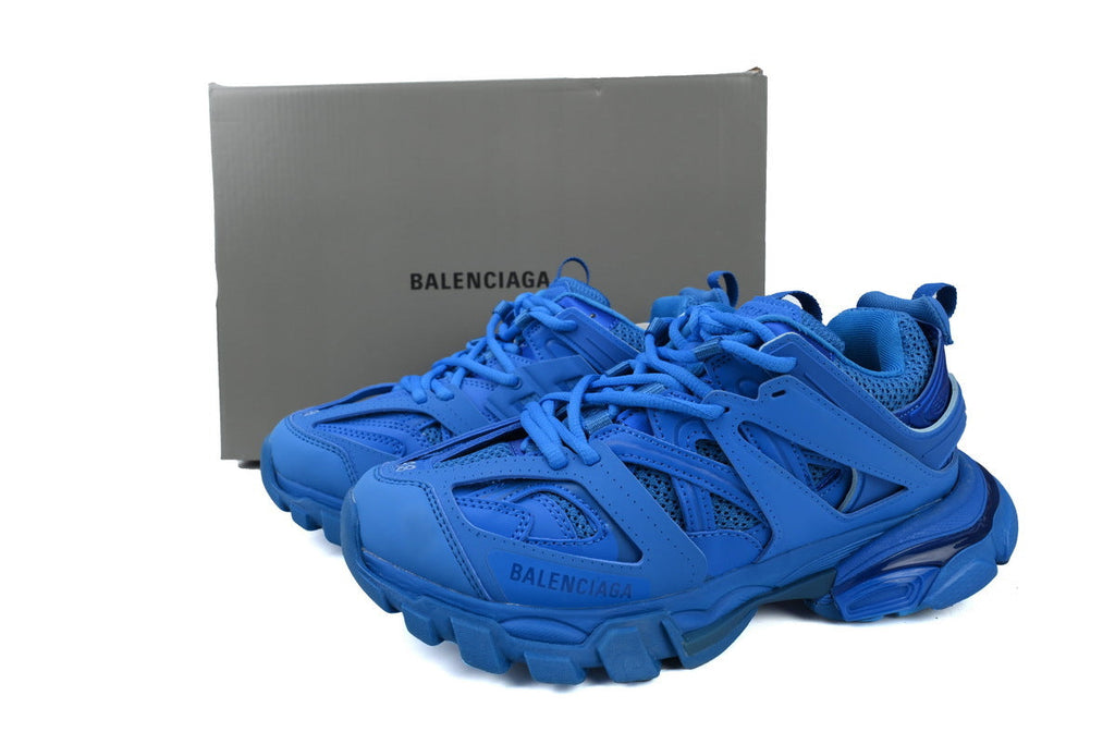 Balenciaga Track Trainer Sneakers "Bright Blue"-retro thick sole dad shoes，Women's Shoe Sale / Men's Shoe Sale