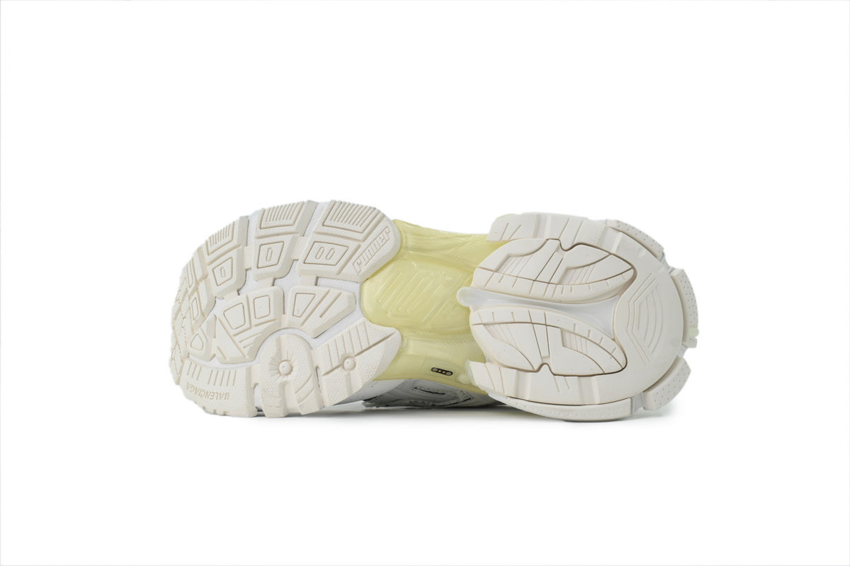Balenciaga Runner Mid Sneakers White Mesh Chunky Mid Top Trainer