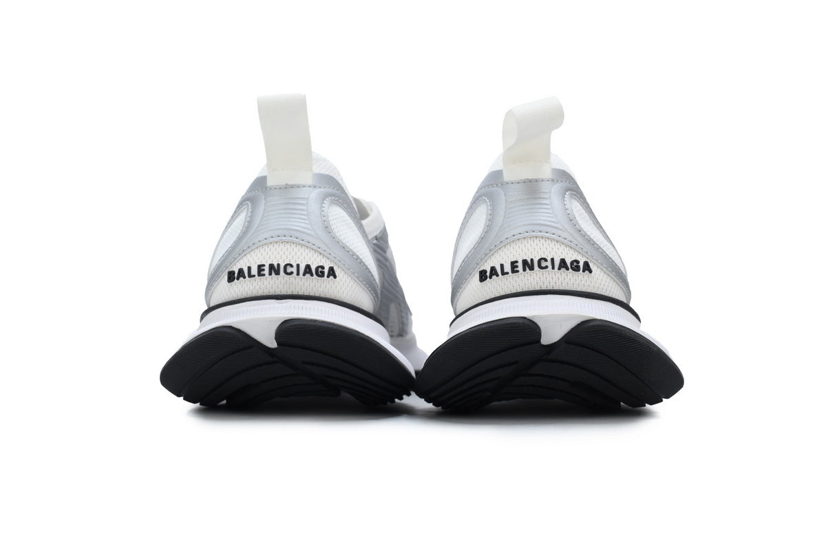 Balenciaga Circuit Sneaker "White/Silver"-retro thick sole dad shoes，Women's Shoe Sale / Men's Shoe Sale