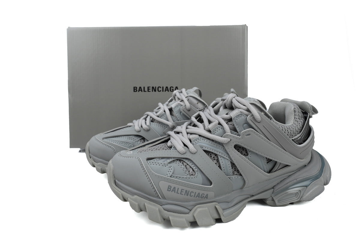Balenciaga Track Trainer Sneakers "Grey"-retro thick sole dad shoes，Women's Shoe Sale / Men's Shoe Sale