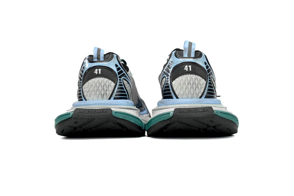 Balenciaga 3XL Sneaker "Green Gray Blue"-retro thick sole dad shoes，Women's Shoe Sale / Men's Shoe Sale