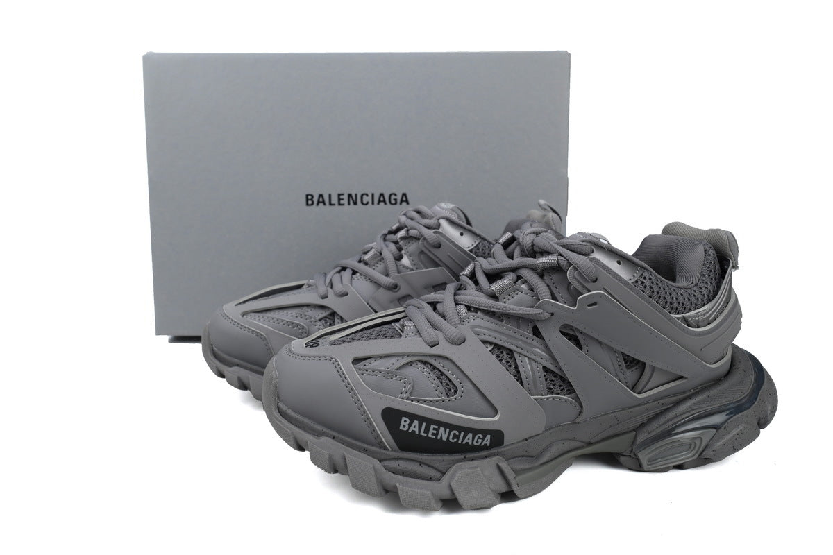 Balenciaga Track Trainer Sneakers "Dark Grey"-retro thick sole dad shoes，Women's Shoe Sale / Men's Shoe Sale