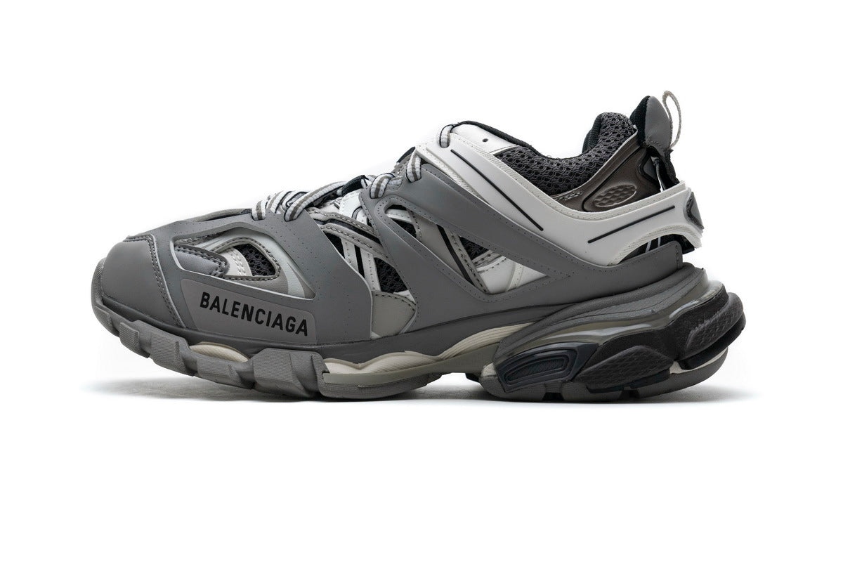 Balenciaga Track Sneakers "Grey White" Mesh Chunky Low Top Trainer