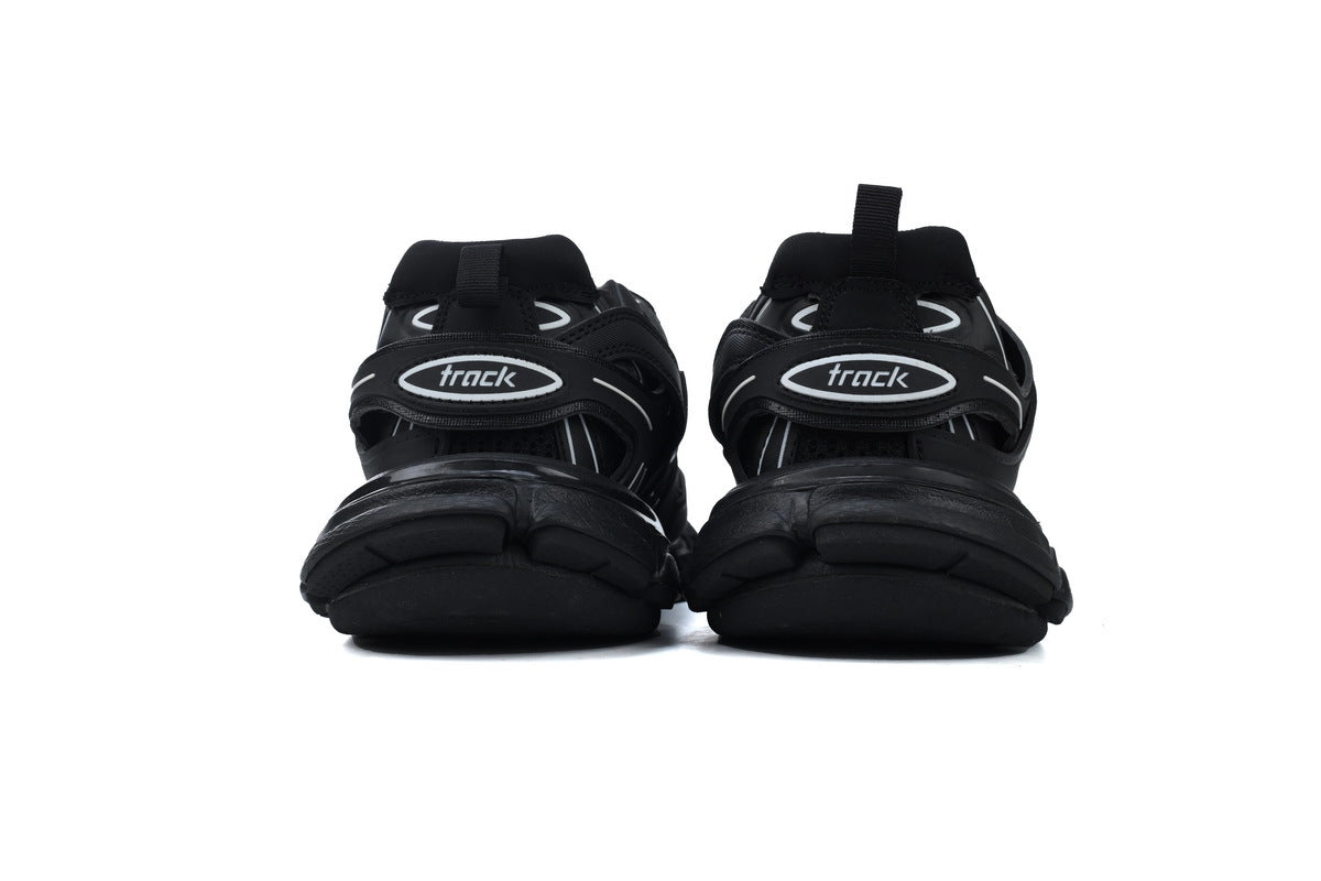 Balenciaga Track Sneakers "Black White"-retro thick sole dad shoes，Women's Shoe Sale / Men's Shoe Sale
