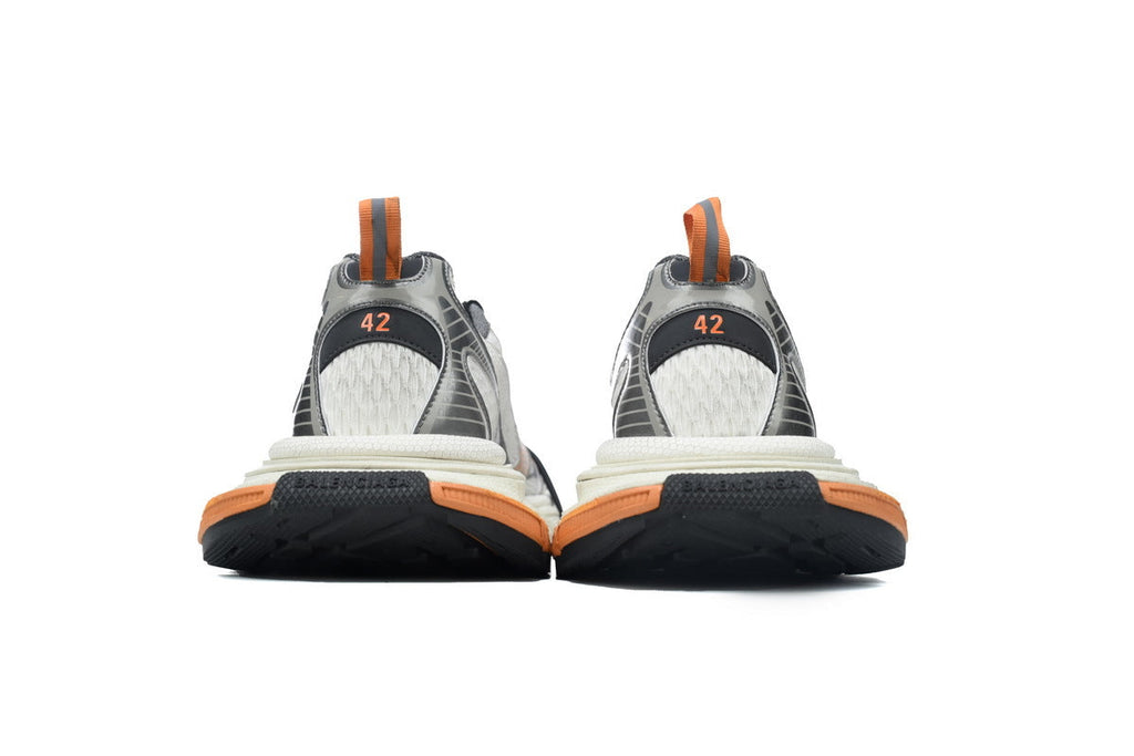 Balenciaga 3XL Sneaker "White Grey Orange"-retro thick sole dad shoes，Women's Shoe Sale / Men's Shoe Sale